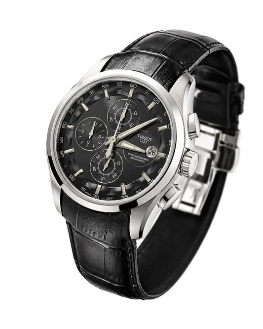 All Black Branded Tissot 1853 Special Edition Chronograph Watch
