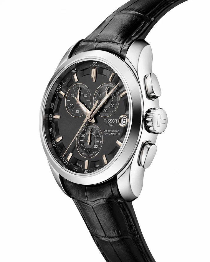 All Black Branded Tissot 1853 Special Edition Chronograph Watch