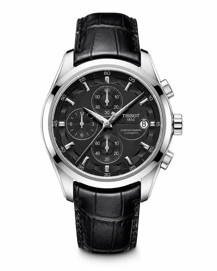 All Black Branded Tissot 1853 Special Edition Chronograph Watch