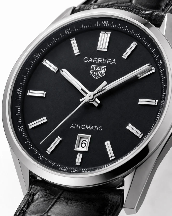 Tag Heur Carrera Calibre 5 Leather Automatic Super Clone Watch