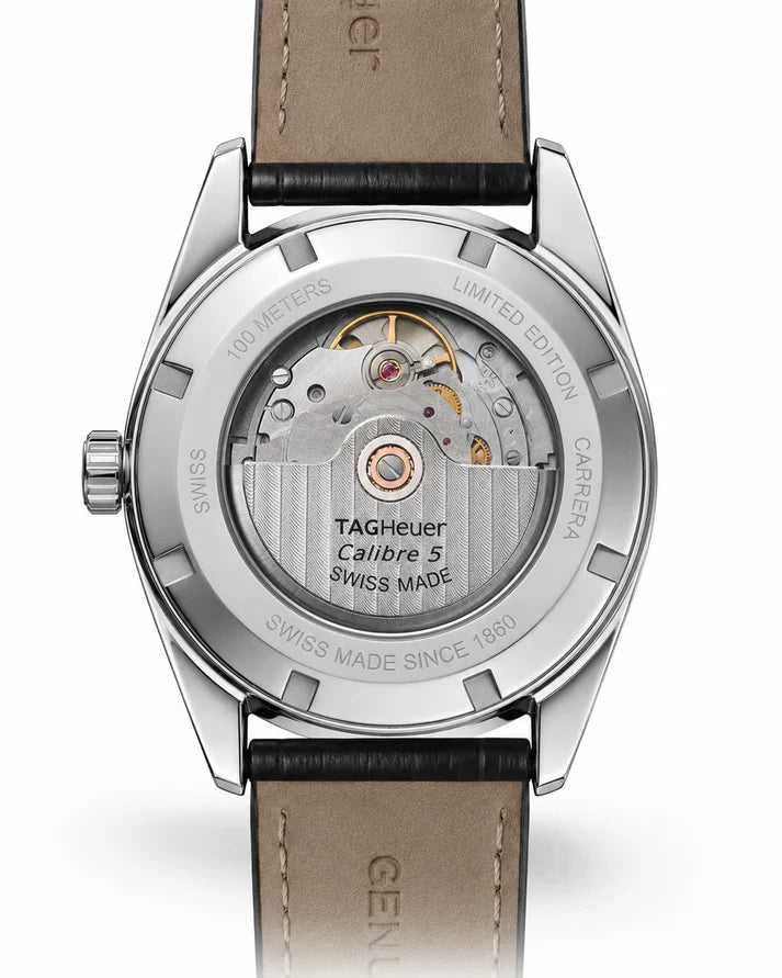 Tag Heur Carrera Calibre 5 Leather Automatic Super Clone Watch