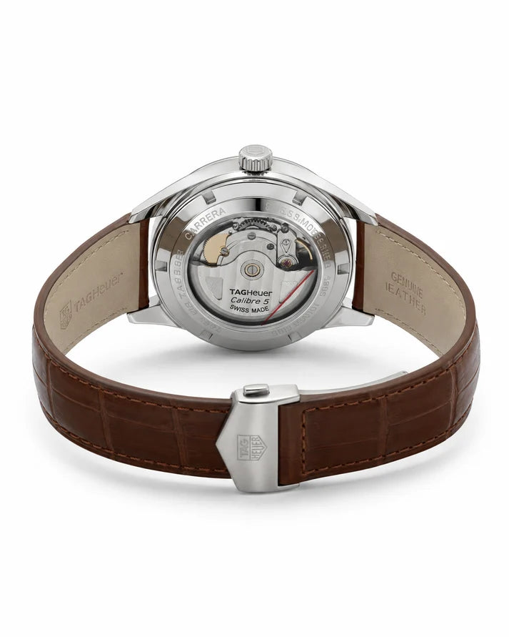 Tag Heur Carrera Calibre 5 Leather Automatic Super Clone Watch