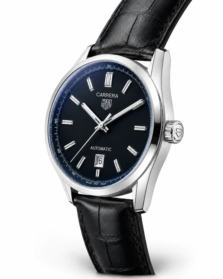 Tag Heur Carrera Calibre 5 Leather Automatic Super Clone Watch